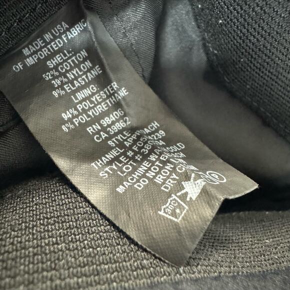 Theory Women's Thaniel Appoach Cropped Slim Pant Black Pull-on Sz 8 - Picture 9 of 9